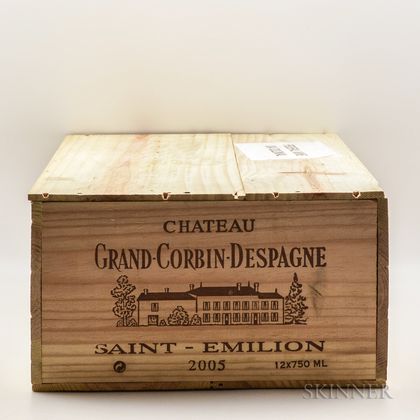 Chateau Grand Corbin Despagne 2005, 12 bottles (owc) 