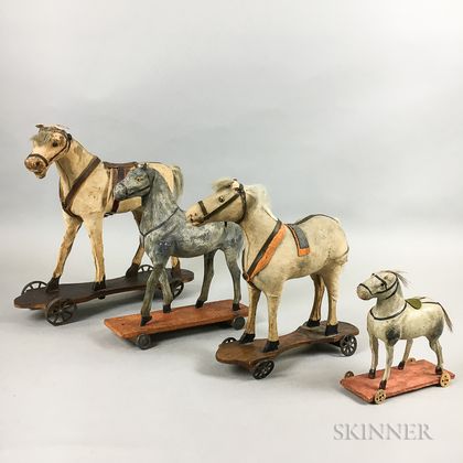 Four Horse Pull Toys