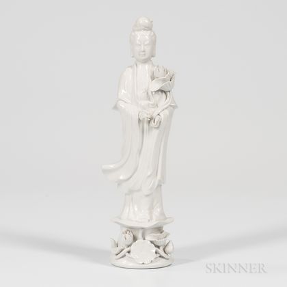 White Porcelain Figure of Guanyin