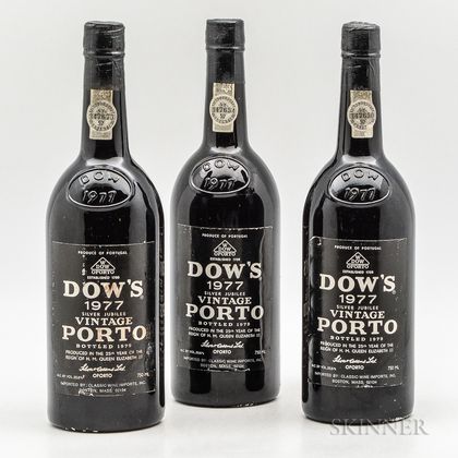 Dows 1977, 3 bottles 
