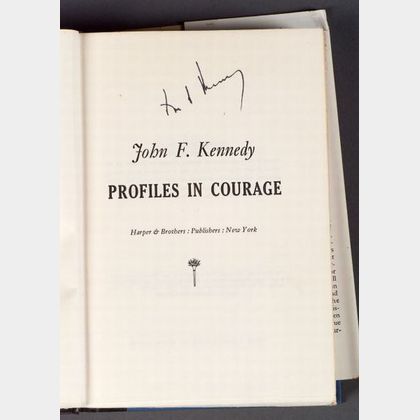 Kennedy, John F. (1917-1963),Signed Copy