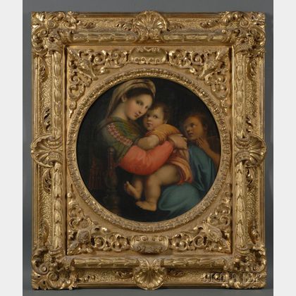 After Raphael (Italian, 1483-1520) Madonna Della Sedia.