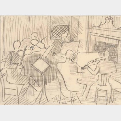 Raoul Dufy (French, 1877-1953) Le Quintette