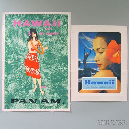 Three U.S. Hawaii Travel Posters