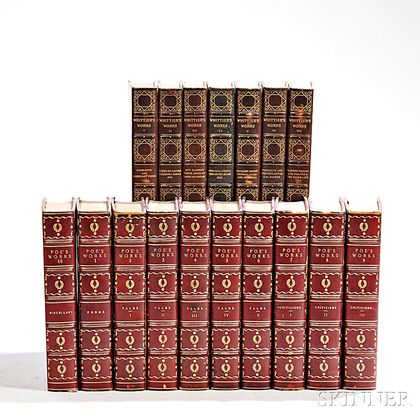 Poe, Edgar Allan (1809-1849) The Complete Works with a Critical Introduction by Charles F. Richardson.