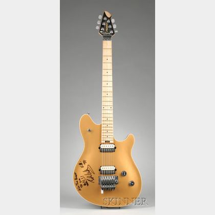Edward Van Halen Signed Electric Guitar, Peavy Electronics, Meridian, 1969, Prototy e Model EVH Wolfgang, ... 