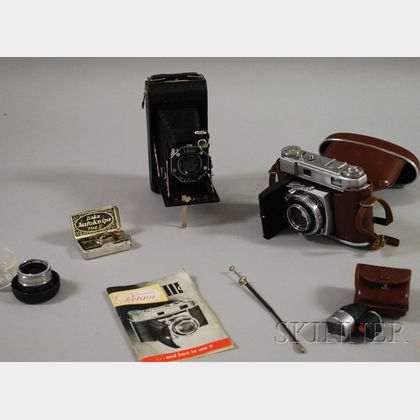 Kodak Retina III C and a Kodak Junior Six-20 Folding Camera