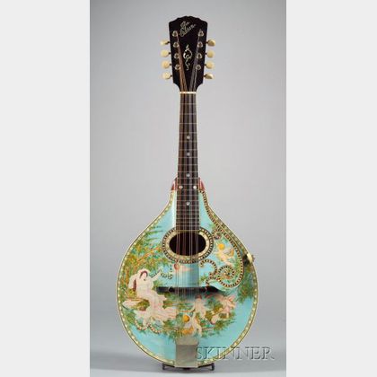 Decorated American Mandolin Gibson Mandolin-Guitar Company, Kalamazoo, c. 1919, Styl