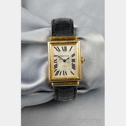 18kt Gold Wristwatch, Cartier, Limited Edition