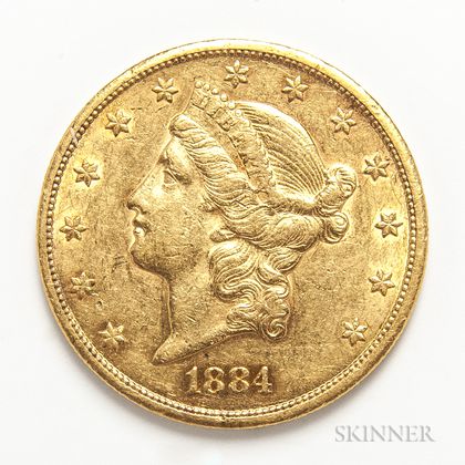 1884-CC $20 Liberty Head Double Eagle