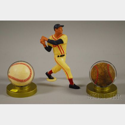 Three Vintage Baseball Collectibles