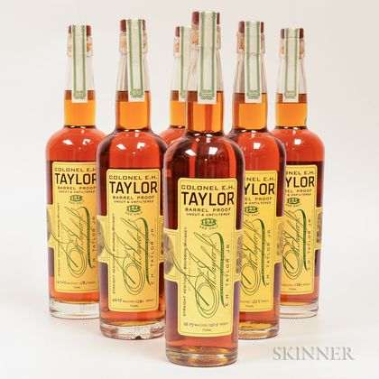 Colonel EH Taylor Barrel Proof Bourbon, 6 750ml bottles 