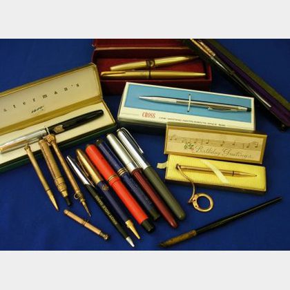 Assortment of Vintage Writing Instruments