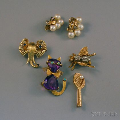 Small Group of Gem-set Jewelry