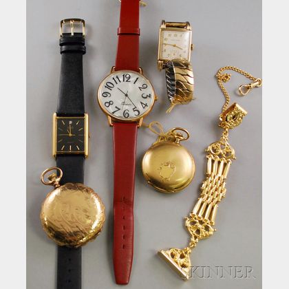 Small Group of Pocket and Wristwatches