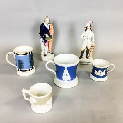 Six English Pottery Items