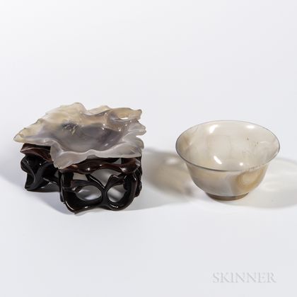Agate Dish and a Cup