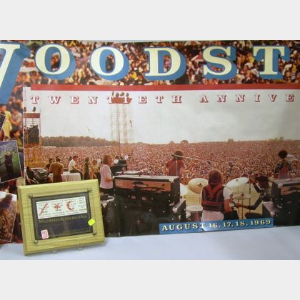 1969 Woodstock Three-Day On-Site Ticket