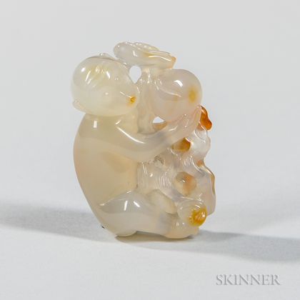 Agate Carving of a Monkey