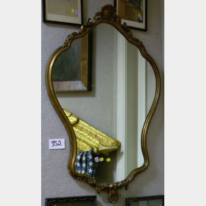 Rococo-style Giltwood Mirror. 