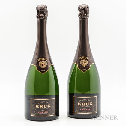Krug 1998, 2 bottles 
