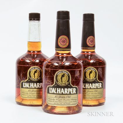 IW Harper 15 Years Old, 3 750ml bottles Spirits cannot be shipped. Please see http://bit.ly/sk-spirits for more info. 