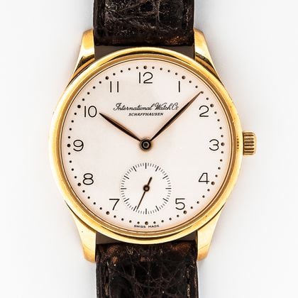 International Watch Co. 18kt Gold Portuguese Wristwatch