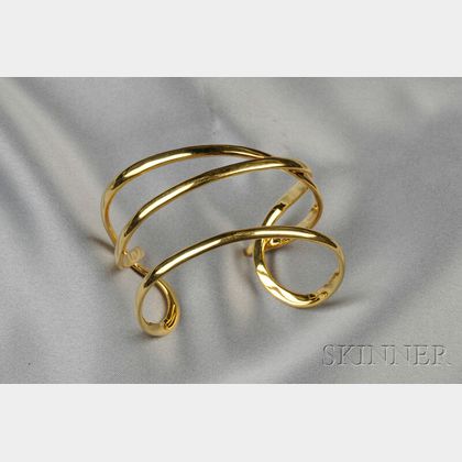 18kt Gold Cuff Bracelet, Tiffany & Co.