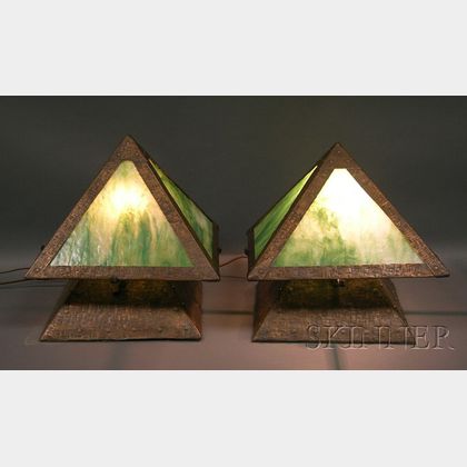 Pair of The Cottage of the Crafter Table Lamps