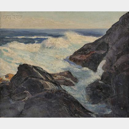 Abraham Jacob Bogdanove (American, 1887-1946) Seascape