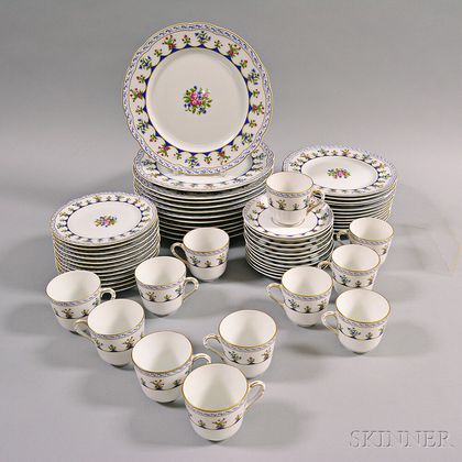 Bernardaud "Chateaubriand" Porcelain Dinner Service for Twelve