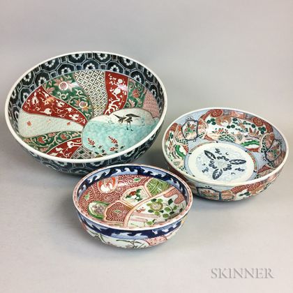Three Asian Porcelain Bowls