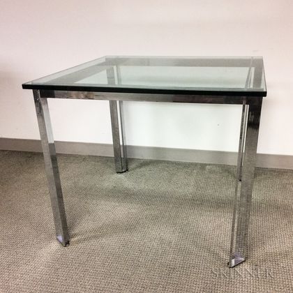 Chrome and Glass Games Table