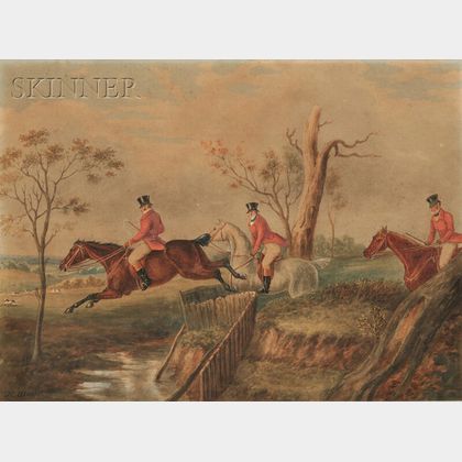 School of Henry Thomas Alken (British, 1785-1851) Fox Hunting Scene