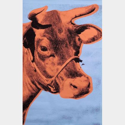 Attributed to Andy Warhol (American, 1928-1987) Cow