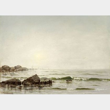 J.W. Stancliff (American, 1814-1891) Morning at Nahant