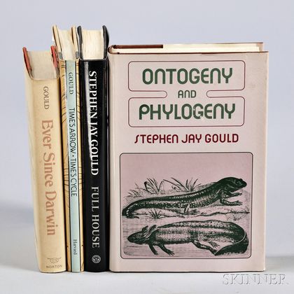 Gould, Stephen Jay (1941-2002) Four Titles, Some Signed and First Editions.