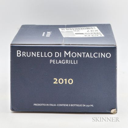 Siro Pacenti Brunello di Montalcino Pelagrilli 2010, 6 bottles (oc) 