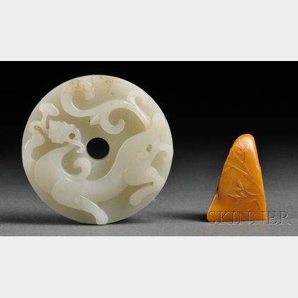 Jade Bi and Tianhuang Stone Seal