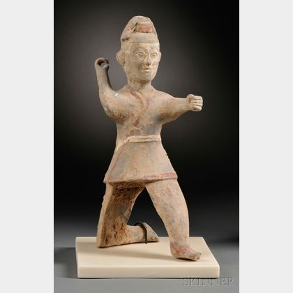 Pottery Figure of an Archer
