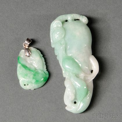 Two Jade Pendants