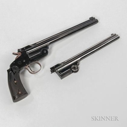 Smith & Wesson Model 91 2nd Model Single-shot Pistol and Second Barrel