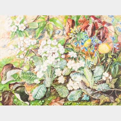 William Cruickshank (British, 1836-1917) Spring Flowers