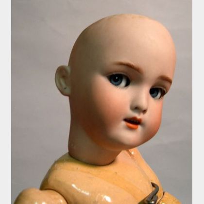 Flirty-eyed Bisque Head Handwerck Doll