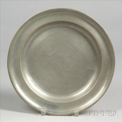 Large Pewter Plate