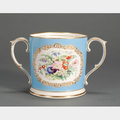 Grainger & Co. Worcester Porcelain Two-Handled Cup