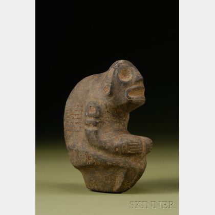 Pre-Columbian Carved Stone Figure