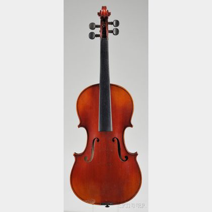 French Violin, Marc Laberte Workshop, Mirecourt, c. 1920