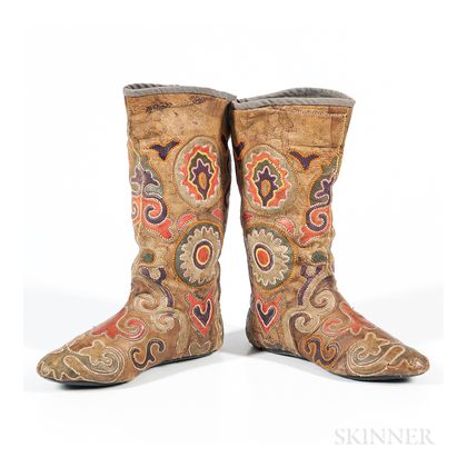 Uzbek Leather Boots