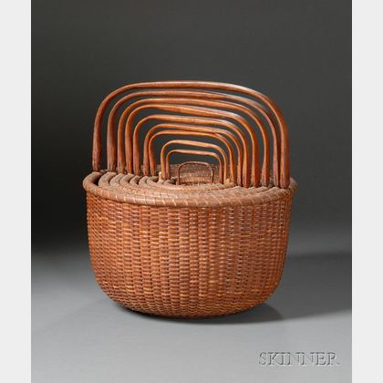 Nesting Set of Ten Nantucket Baskets
